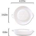 thumbnail image 5 of Rallador Cerámico 4 Pulgadas para Jengibre Ajo Cebolla con Anillo Silicona Tazón Anti Corrosión Cocina, 5 of 5