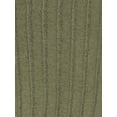 thumbnail image 5 of DARING DIVA Women's High Waisted Long Skirt Slit Bodycon Knit Pencil Skirt 3XL Army Green, 5 of 6