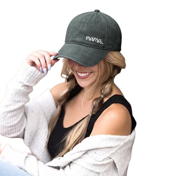Yuanlong Women's Baseball Cap All-Season Sun Hat Embroidered Letter Soft Top Classic Sports Headwear