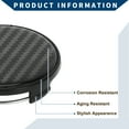 thumbnail image 4 of Unique Bargains Wheel Center Caps 65mm/2.56" 1 Pc Black with Black Carbon Fiber Pattern Sticker, 4 of 6