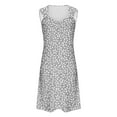 thumbnail image 4 of Summer Sundresses for Women 2024 Plus Size Comfort Printed Sleeveless V-Neck Dress, 4 of 5