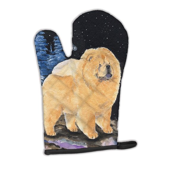 Starry Night Chow Chow Oven Mitt