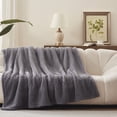 thumbnail image 5 of Westinghouse Electric Blankets Heated Throw Soft Cozy Sherpa Heating Blanket, 6 Heat Settings & 2-10 Hours Time Setting, Dark Grey Back Printing 50x60in, 5 of 7