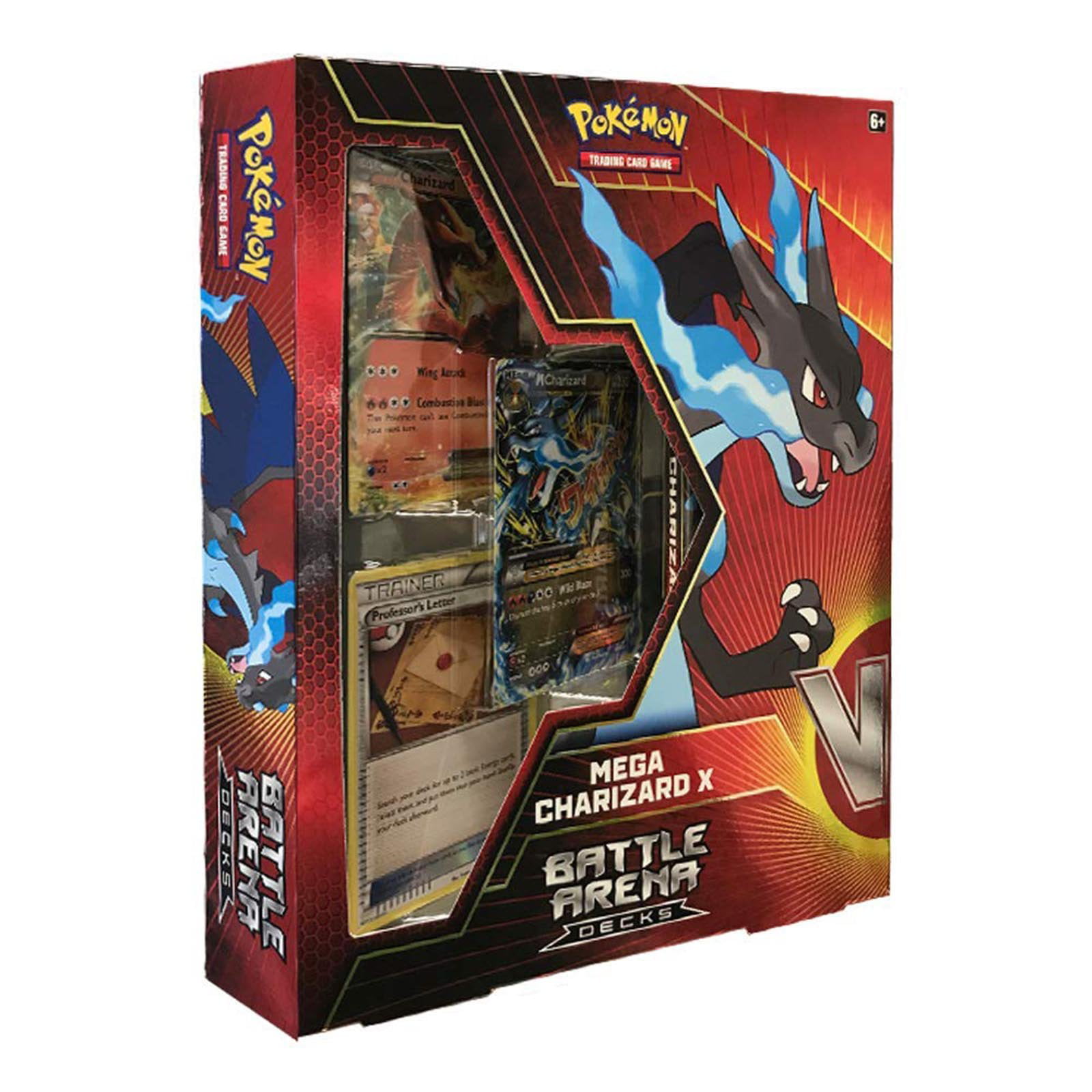 Pokemon Mega Charizard X EX Battle Arena Deck with Coin New 58 Cards 