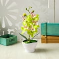 thumbnail image 4 of Cheer.US Artificial Flowers in Pot Decor Flower Arrangements Phalaenopsis Bonsai Plants Flower Bonsai Plants&nbsp;Flowers In Pot Table Centerpieces Dinning Room Table Kitchen Decoration, 4 of 7