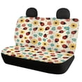 thumbnail image 5 of POLERO Ladybug Daisy Pattern Rear Bench Seat Cover for SUV, 2 Pcs Comfortable Universal Bench Seat Covers Non-Slip Durable Car Seat Covers Back Seat, 5 of 7
