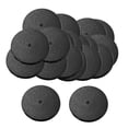thumbnail image 3 of Bases de modelos redondas y circulares para juegos de mesa, color negro, estables, para exhibir en miniatura, para vitrinas, escritorios y vitrinas de 20 piezas, 3 of 10