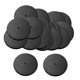thumbnail image 3 of Bases para modelos de figuras de acción, soporte texturizado circular, estable, negro, para miniaturas, para vitrina, vitrina, escritorio. , 20 Piezas, 3 of 8