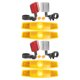 thumbnail image 5 of GOOHOCHY 2 juegos de reflectores para bicicleta con soportes, reflectores de seguridad para bicicletas de montaña, reflectores para radios de rueda de bicicleta, accesorios multiusos, 5 of 8