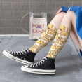 thumbnail image 6 of Picia Women Crew Soft Moisture-wicking Socks Cute Shiba Pattern Design Cotton Socks, One Size fit All, 6 of 9