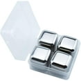 thumbnail image 3 of Ice Tray for Cocktails Stainless Steel Ice Cubes Reusable Metal Stones with Whisky Keep Cold, 3 of 3