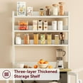 thumbnail image 7 of Kitchen Bakers Rack with Power Outlet,Coffee Bar Table 6 Tiers,Kitchen Microwave Stand,Microwave Oven Stand Pantry Hutch with Door,Storage Shelf Rack for Spices,Pots and Pans, 7 of 7