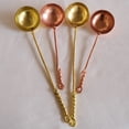 thumbnail image 5 of Wollet Handmade Brass Spoon, Long Handle Soup Spoon, Japanese-style Coffee Spoon, Tea Spoon Teaspoon, 5 of 11