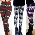 thumbnail image 2 of Leggings con estampado navideño para mujer, pantalones largos de cintura alta de 18 colores, pantalones de Navidad a la moda, pantalones cálidos de invierno, ropa de Navidad para mujer, 2 of 5