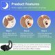 thumbnail image 4 of Earplugs (Black)Noise Canceling for Sleeping, 4 Pieces Silicone Ear Plugs, Noise Canceling Comfortable Earplugs for Snoring Swimming Concerts Studio, 4 of 4