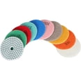 thumbnail image 3 of 3 Inch Wet/Dry Diamond Polishing Pads with 1Pcs Backer Pad Fit for Polisher, Drill, Grinder, 11Pcs 50-3000 Grit Polishing Pad Kit, 3 of 6
