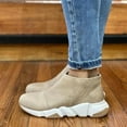 thumbnail image 5 of huanledash Short Boots Zipper Closure Round Toe Side Flat Bottom Solid Color Retro Short Boots for Women, 5 of 8