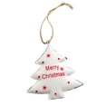 thumbnail image 2 of Colgante de Navidad Macarena Hecho a Mano Reutilizable Blanco, 2 of 8
