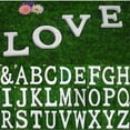 thumbnail image 2 of Yasu 1 Pc White Wooden Letters Alphabet Wedding Birthday Party Home Decoration, 2 of 8