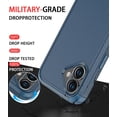 thumbnail image 6 of Diverbox Phone Case for iphone 16 Plus with Screen Protector, Heavy Duty Protection Shockproof DropProof Cover Compatible with MagSafe - Blue, 6 of 7