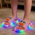 thumbnail image 2 of lnmuld Kids Light Up Slides Unisex LED Cartoon Sandals Non Summer Slippers for Boys Girls Size:6-7 Years, 2 of 5
