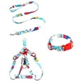 thumbnail image 2 of Methold 3 unids/set collar para mascotas correa de aleación de zinc Clip de impresión ajustable arnés para caminar lavable personalizado rosa M Type2 NO2 Methold PT003876-14, 2 of 6
