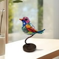thumbnail image 4 of Colorful Bird Decorations,Garden Art Outdoor Decor,Bird Ornaments for Yard Flower Beds Patio Decorations,Home Decor,Acrylic Bird Figures with Mounting Stake, 4 of 9