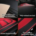 thumbnail image 4 of LanSuare Breathable Leather Car Seat Cushion, All Season Fully Enclosed Cover, Driver Passenger Comfort, Universal Vehicle Accessory, 4 of 6