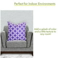 thumbnail image 2 of Majestic Home Goods Decorative Purple Links Extra Large Pillow, 2 of 4