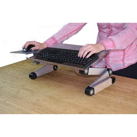 WorkEZ Keyboard and Mouse Tray ergonomic adjustable height angle ...