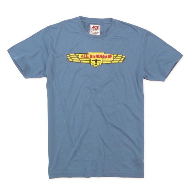 Camiseta Ace Vintage Threads Captains Azul Manga Corta L
