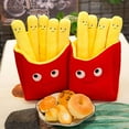 thumbnail image 4 of Cartoon Sofa Pillow Simulation Cute Pizza Fries Soft Design Pillow Stuffed Plush Doll Decoration Home Office A - A, 4 of 8