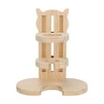 thumbnail image 2 of Estante de pie para botella de agua para hámster, botella de agua de madera para hámster, soporte para botella de agua de madera para hámster, suministros para mascotas, uso conveniente, 2 of 9