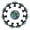 Multicolored 01, variant on 12 Pack Cupboard Knobs Crystal Clear Glass Cabinet Pulls, Round Knobs With Screws, Dresser Drawers Wardrobe Furniture Knobs Funny Skeletons with Various Dances