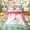 WHite Green Red, variant on Erosebridal Baseball Ice Cream Twin Bedding Sets, Green Splash Graffiti Bedding Comforter Set, 7-Piece