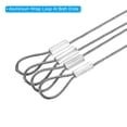 thumbnail image 4 of Uxcell 12" Stage Lights Safety Cable 304 Stainless Steel 1mm Dia Security Rope, 6 Pack, 4 of 5