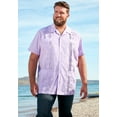 thumbnail image 4 of KingSize Men's Big & Tall Short-Sleeve Guayabera Shirt, 4 of 4