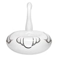thumbnail image 4 of CocoNut Float: Majestic White Swan Pool Ring - 48"x43" Inflatable, Jumbo Round Water Raft, Anti-Leak, Durable, Party, 4 of 7
