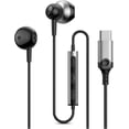 thumbnail image 2 of MINSUI-USB C Earphones Wired Ear Buds for Galaxy A16 A17 A36 5G A26 S25 Edge A56 S25 Ultra Plus S24 FE A35 Z Fold 6 Type C in-Ear Headphones Headsets with Microphone for iPhone 17 16 Pro Max 16 15 Pr, 2 of 4