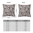 thumbnail image 2 of Pofeuu Halloween Gnome Print Double-sided plush pillowcase Square Throw Pillow Covers Pillows Cover for Living Room Bedroom Sofa Couch Cushion Cover（No pillow core）-26"x26", 2 of 7
