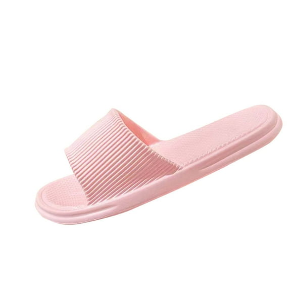 Stylish and Cozy Women's Comfort Indoor and Outdoor Casual Slide Sandals Non-Slip Shower Slippers - Unisex Soft Flip Flops Pink Women Sandal