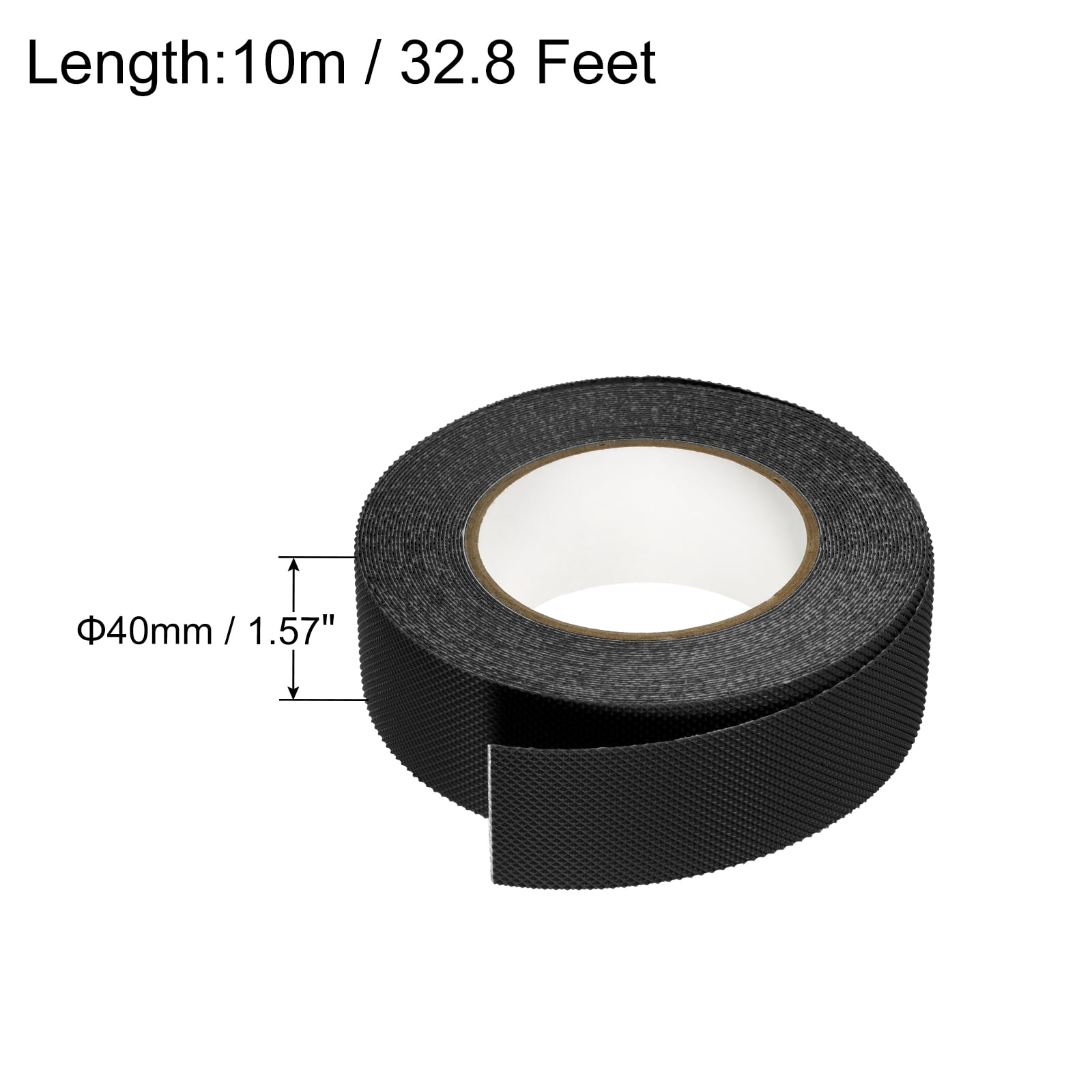 Uxcell 1.6 Inch x 32.8 Feet Anti Slip Grip Tape, Non-Slip Traction Tape Waterproof, Black