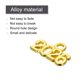 thumbnail image 3 of Encanto de Número de Año Metálico Uxcell Oro 2026 para Hacer Joyería DIY, Pulseras de Collar Llaveros Paquete de 50, 3 of 7