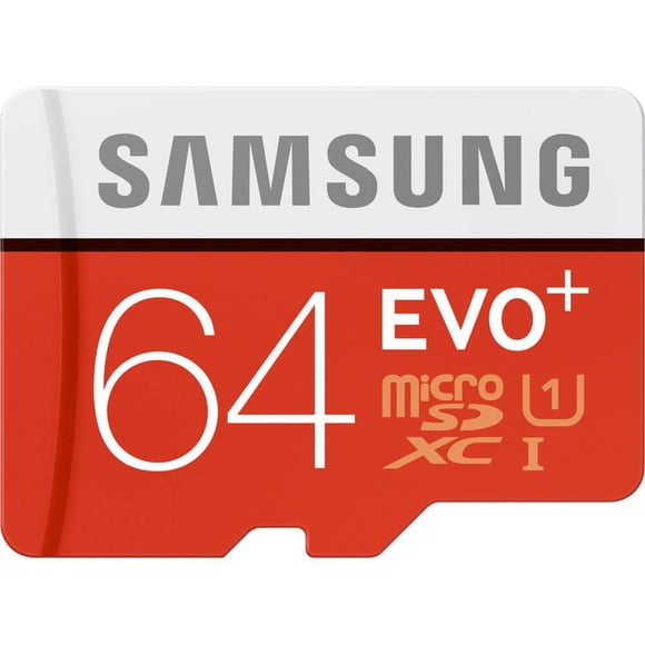 Micro SDXC Samsung 64GB Evo Plus Clase 10 80MB/s