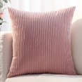 thumbnail image 6 of Midewhik Pack of 2 Decorative Square Sofa Pillow Cover 18 x 18 inch Corduroy Cushion Covers Pillowcase Pillow core for Chair Bedroom, 6 of 9