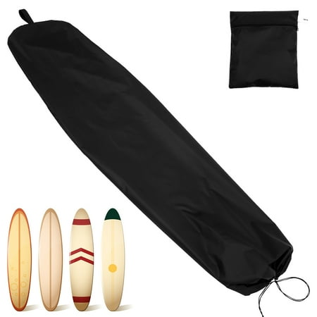 

Surfboard Storage Cover 6ft Surfboard Cover 210D Oxford Cloth Surfboard Sock Cover Waterproof Surfboard Protective Bag with Drawstring Dustproof Organizer Case for Surfboards