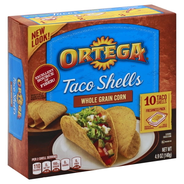 Ortega Whole Grain Corn Taco Shells 4.9 oz Box - BrickSeek.