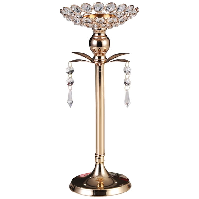 Candelabro de de candelabro de cristal rzuelo europeo para 140x310mm Colcomx Porta vela