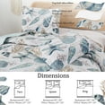 thumbnail image 7 of Jessy Home Shell Quilt Queen/Full Size Coastal Beach Bedspreads Microfiber Bedding Set, 7 of 7