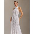 thumbnail image 4 of Vestido de novia bellabarnetten Sloan Lace con cuello halter, 4 of 6